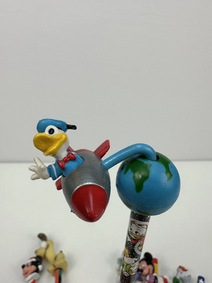 LOTE (6) Lápices Toppers DISNEY Garfield Mickey Gumby DE COLECCIÓN RARO REGALO SIN USAR AÑOS 80’s Foto 3 de 4