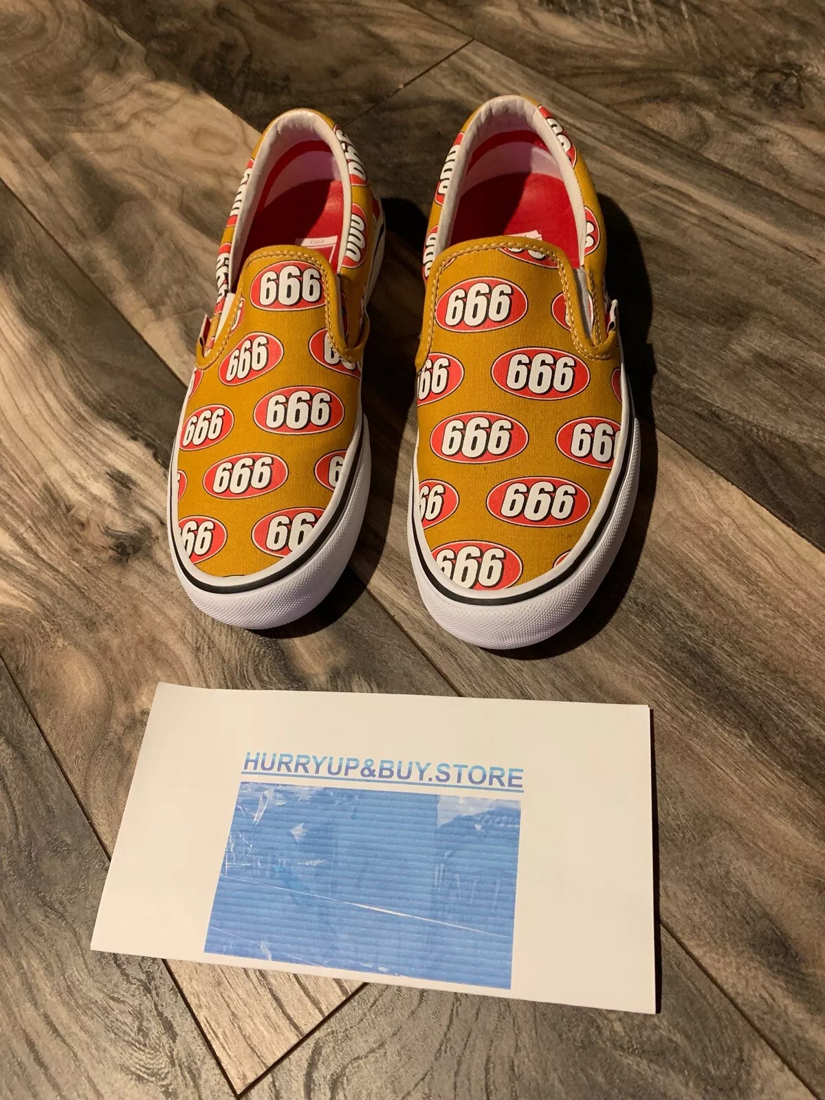 ÉCHANTILLON Vans Supreme 666 Slip On Vintage OG Sk8 Hi Era Vault Syndicate Wtaps EG 9