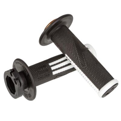 ODI Griffe Emig Pro V2 Lock-On verschraubt, Schwarz/Weiß