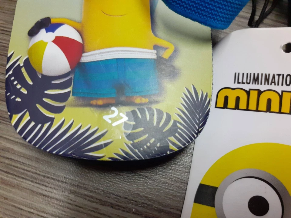 Chanclas Niños Zapatos-Minions (TALLA UE 27=Aprox. Reino Unido 9,5) Foto 3 de 4