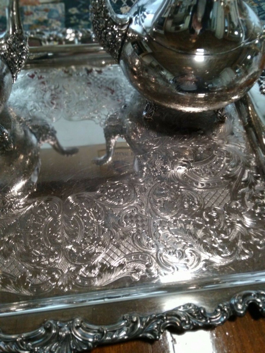 Ascot by Sheffield Design for Community Silverplate Tea Set - 6