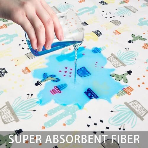 Baby Diaper Changing Pad Liners(22X27.5 inches) Soft Cotton Waterproof S3 - Picture 5 of 7