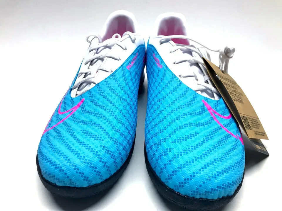 NIKE PHANTOM GX ACADEMY IC INDOOR SOCCER BALTIC BLUE/WHITE