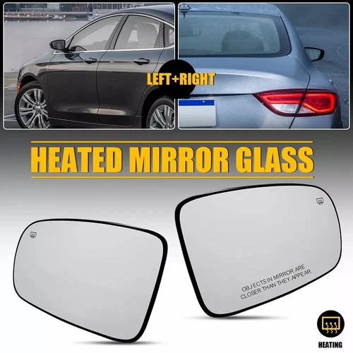 Rear View Mirror Glass With Heated Left & Right Side For 2011-2021 Dodge Charger