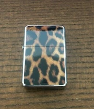 Brand New Star® Refillable Design Emblem Flip Top Lighter Leopard Fast Ship!