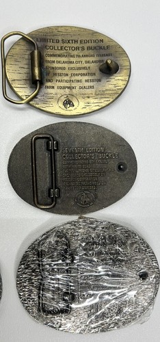 Lot 6 Hesston National Finals Rodeo Gürtelschnalle 79, 80, 81, 83, 88 und 89 - Bild 11 von 15