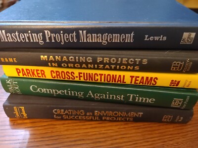 Project Management Books lot 5 books Hardcover 