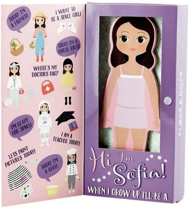Floss & Rock Magnetic Dress Up Character - Sofia