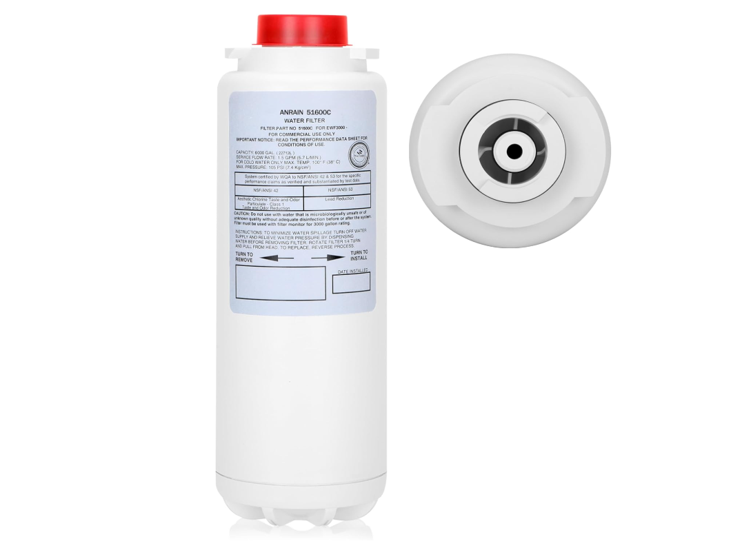 NSF/ANSI 42 Certified 51600C Water Filter Replacement Compatible with 51600C