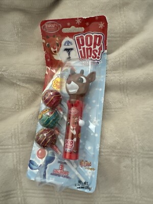 Rudolph Reindeer Christmas Pop Ups Lollipop With 3 Chupa Chups Flix ...