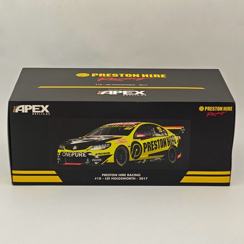 1/18 APEX Holden VF Commodore PRESTON HIRE RACING #18 LEE HOLDSWORTH 2017 - Picture 8 of 9