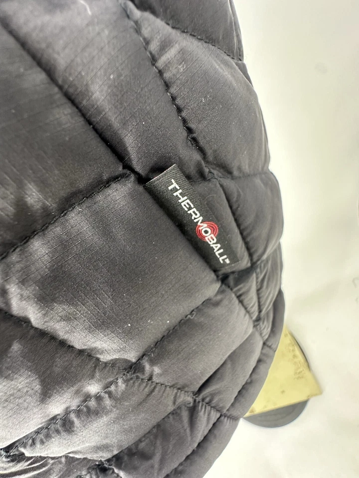 The North Face Women Medium ThermoBall Jacket insulated Black Full Zip 46-16 - Image 3 of 4