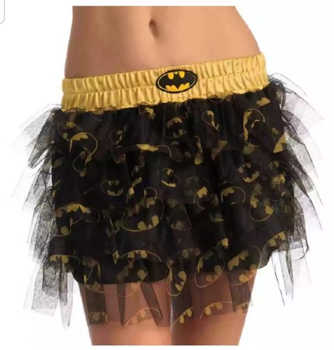 Batgirl Tutu Skirt Batman Superhero Fancy Dress Up Halloween Costume Accessory - 第 1/7 張圖片