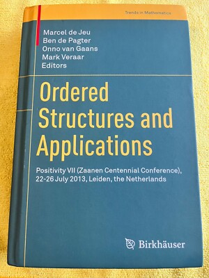 Trends in Mathematics Ser.: Ordered Structures and Applications : Positivity VII