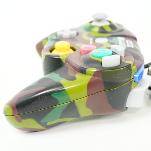 HORI Pad Cube Gamecube Controller Camouflage Green, Blue Set Tested - Picture 10 of 13