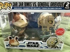 Funko Pop! Vinyl Star Wars Jar Jar Binks vs.General Grievous GAMESTOP EXCLUSIVE