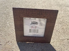 Furio Mini Metal Brown Aztec Photo Frame 3" x 3"