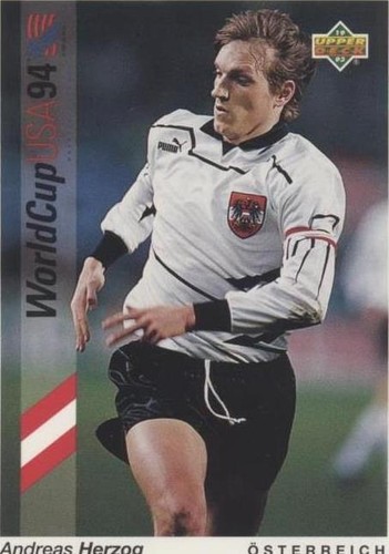 FRANCE 98 #116 Andreas Herzog Austria CARD FIFA WORLD CUP 1998