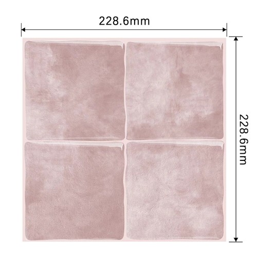 Marble Grain Peel and Stick Backsplash Stick Tile for Kitchen Bathroom - Picture 13 of 14