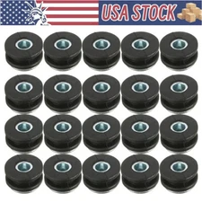 20Pack Motorcycle Rubber Grommets Kit Fairing Rubber Grommet Bolt Assortment Kit
