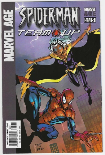 MARVEL AGE SPIDERMAN TEAM-UP 5 NM 2005 STORM X-MEN AMAZING 2004 SERIES LB6