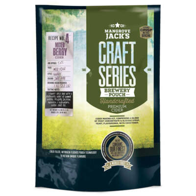 Mangrove Jack's Craft Series Mixed Berry Cider  Kit  2.4kg Brewery Pouch Kit