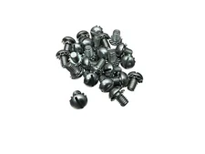 5/16-18 X 1/2 Machine Screw/Slotted/Truss Head/ Steel / Zinc / Serrated (SET 25)