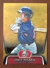 Eddie Rosario 2012 Bowman Platinum Prospects Gold Refractors /50 Braves