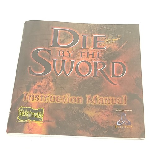 Die By The Sword PC Video Game By Interplay 1998 Big Box GAME complete - Picture 8 of 11