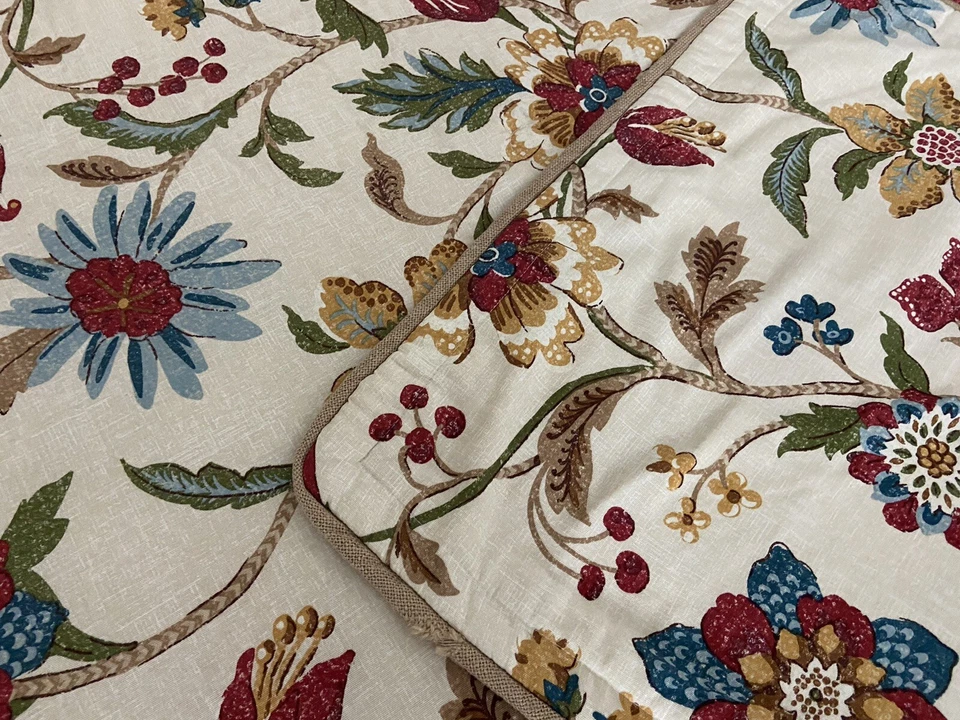 Rose Tree Queen Bedding Set Comforter Shams Bed Skirt Floral - Image 4 of 4