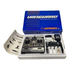 Airtronics Vanguard, VG4R  Airplane 4 Channel AM Radio Control 72Mhz DAMAGED