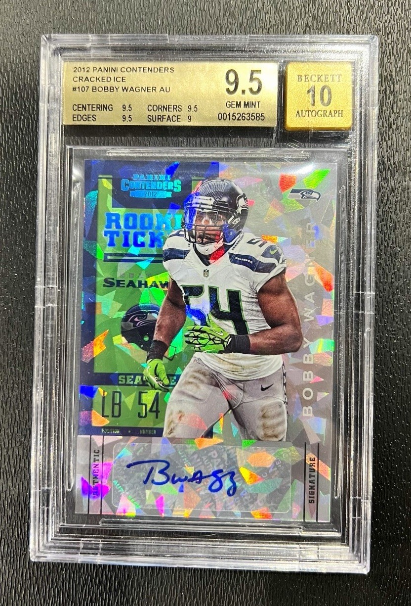 Bobby Wagner Panini Contenders #107 Cracked Ice-Autograph