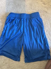 Blue Boys Basketball Shorts Athletic Running Wear Size L Large