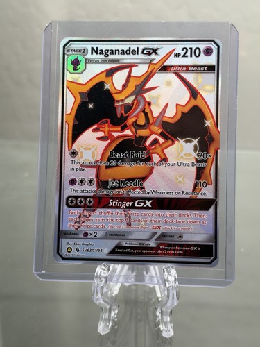 Naganadel GX Hidden Fates: Shiny Vault SV63/SV94 Full Art Shiny Holo