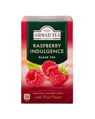English Teas, ''Raspberry Indulgence Black Tea'' - Tagged and 20 Count 