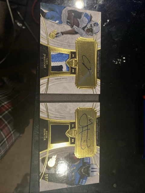 2013 Topps Supreme Dual Autographs Chris Johnson and Justin Hunter /15