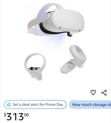 Meta Oculus Quest 2 256GB VR Headset - White New With Box And Cables