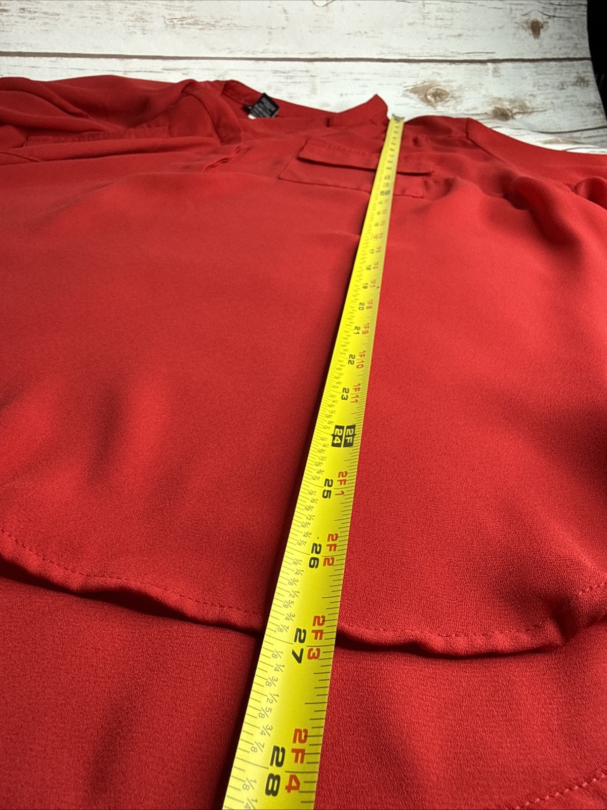 Torrid Harper Split Neck Blouse Pockets Roll Tab … - image 11