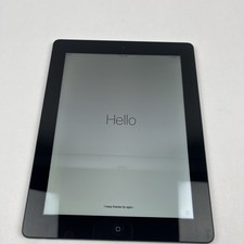 Apple iPad 4th Generation A1458 16 GB, Wi-Fi, 9.7 in - Silver READ