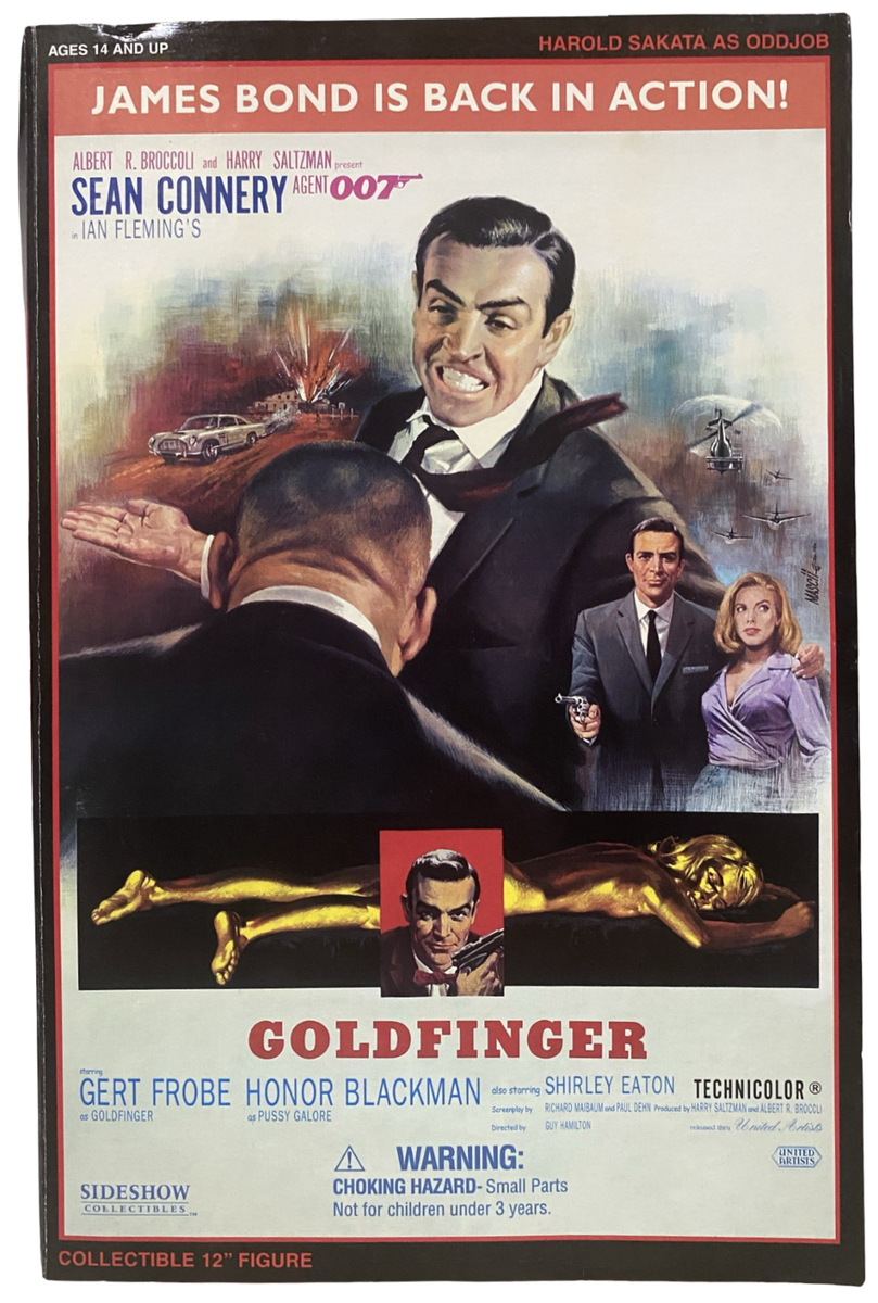 映画007 ゴールドフィンガーオッドジョブ12インチ Sideshow Toy Sideshow James Bond Goldfinger Harold Sakata as Oddjob 12