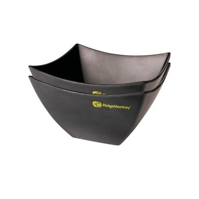 RidgeMonkey DLX Bowl Schüssel 2 Stück Outdoor Geschirr BPA-frei Schwarz DA