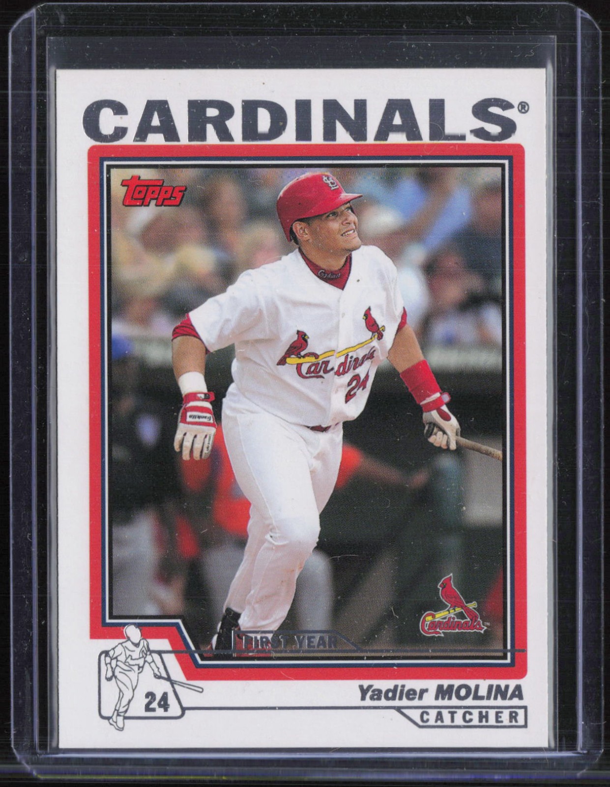 2004 Topps #324 Yadier Molina RC Rookie #1
