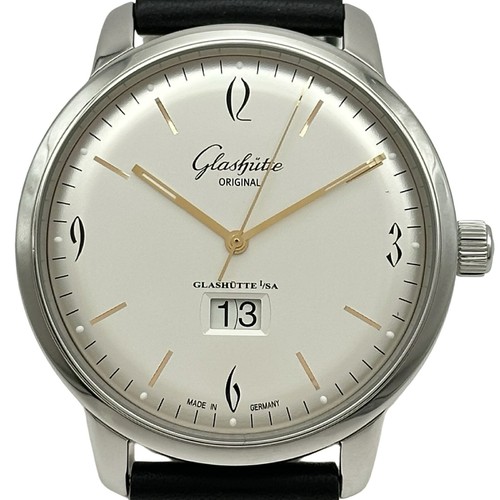 GLASHUTTE ORIGINAL Senator Sixties Panorama Date 2-39-47-01-02-04 Japan G0724