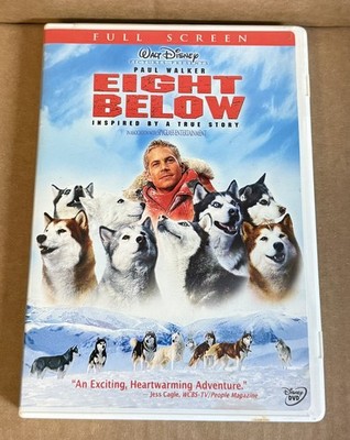 Disney Eight Below DVD 2006 Film Movie Paul Walker, Moon Bloodgood, Jason Biggs
