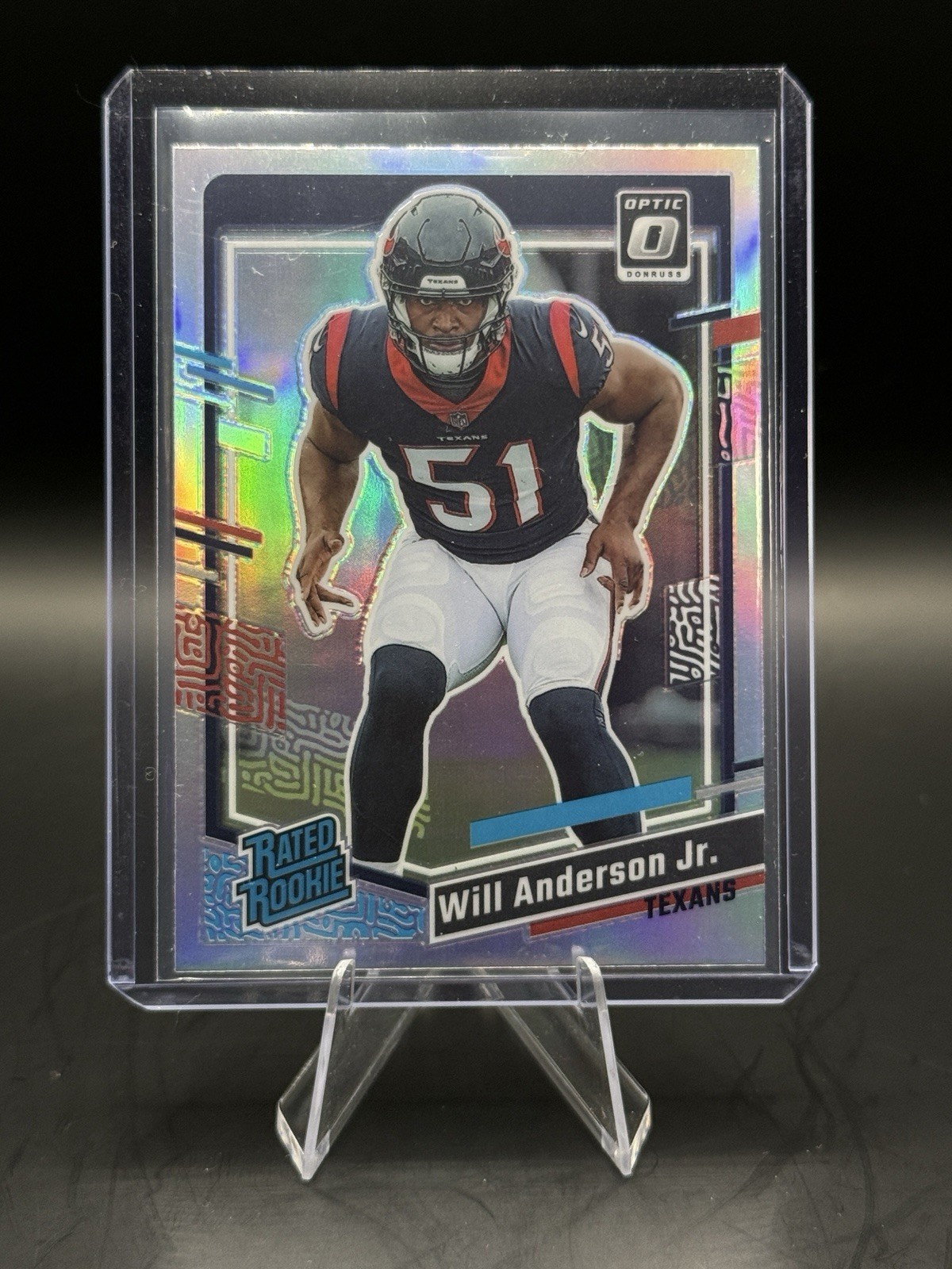 2023 Donruss WILL ANDERSON JR. #342 RC Rated Rookie Optic Preview Silver Holo