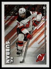 2022-23 Topps NHL Sticker Collection #303 P.K. Subban