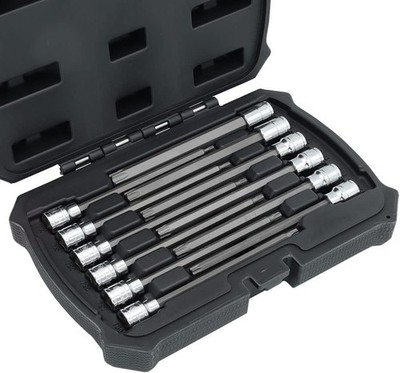 MichaelPro 12-Piece 3/8'' Drive Long Torx Bit Socket Set, T10 to T60 