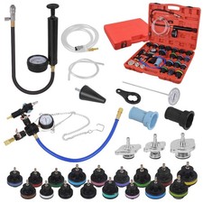 Radiator Pump Pressure Tester Kit Coolant Pressure Tester & Vacuum Purge Fill UK