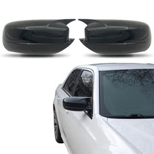 Rear View Side Mirror Cover Compatible with Dodge Charger 2011 Glossy Black