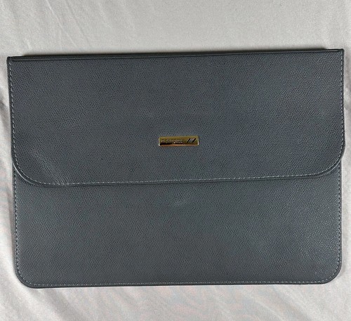 RARE Vintage Concorde AIR FRANCE Pebbled Folio document holder and Stationary